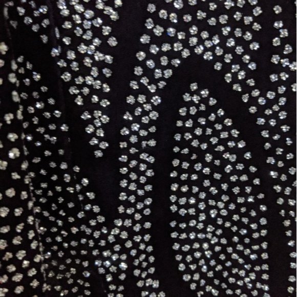 Ricky Lang for Nuit Vintage Women's Black/Silver Embellished Blazer - Picture 8 of 13